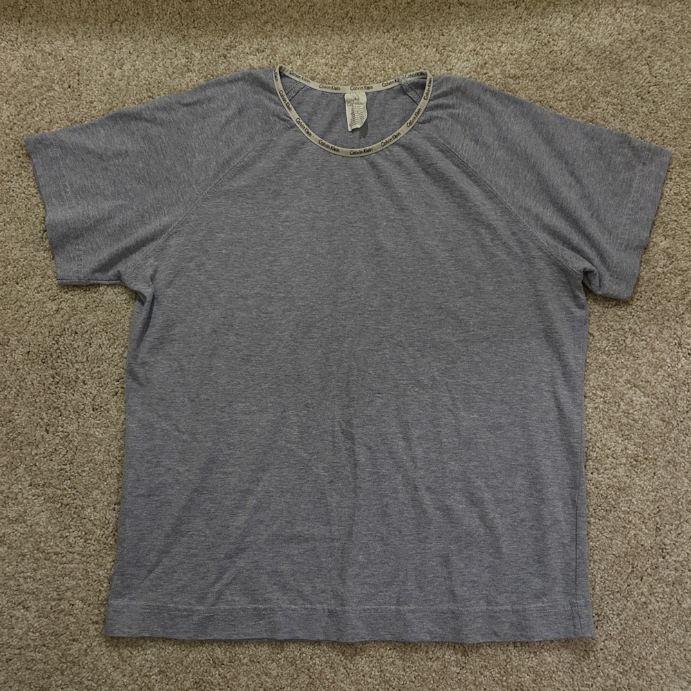 Calvin Klein Light Blue Heather Top